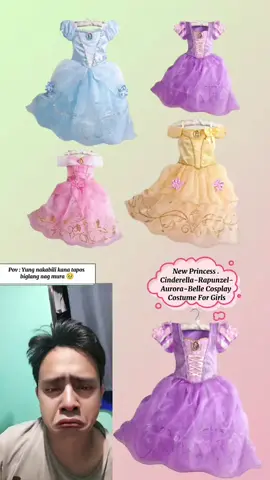New Princess . Cinderella-Rapunzel-Aurora-Belle Cosplay Costume For Girls#princessdress #cosplaydress #dressforkids #fyp 