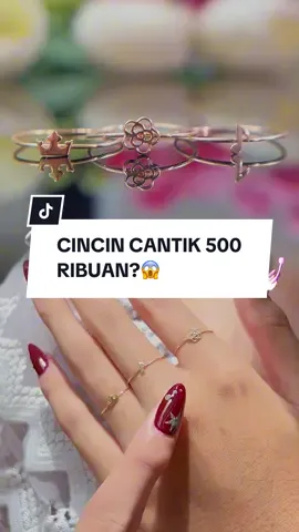 Ngga perlu mahal buat tampil classy! 💅 Cincin kece ini semua di bawah 500 ribu loh!😍 Cocok buat daily look atau special moment 💍💖 Yuk! Checkout sekarang sebelum kehabisan!💫 #cincinemas #emasasli #semarnusantara #PromoGuncang11.11 #fyp