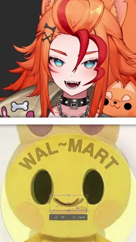 walmart vtuber mascot #fyp #vchiban #buffpup #funny #twitch #anime #werewolf
