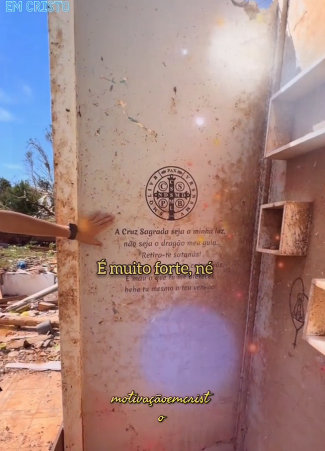 Milagre ou Sorte após destruição em Rio Bonito do Iguaçu Paraná! #oração #reflexão #tornado #fé #riobonito 