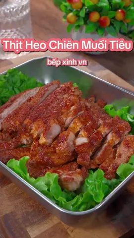 Nạc vai quay giòn muối tiêu #bepxinhvn #homnayangi #monngon 