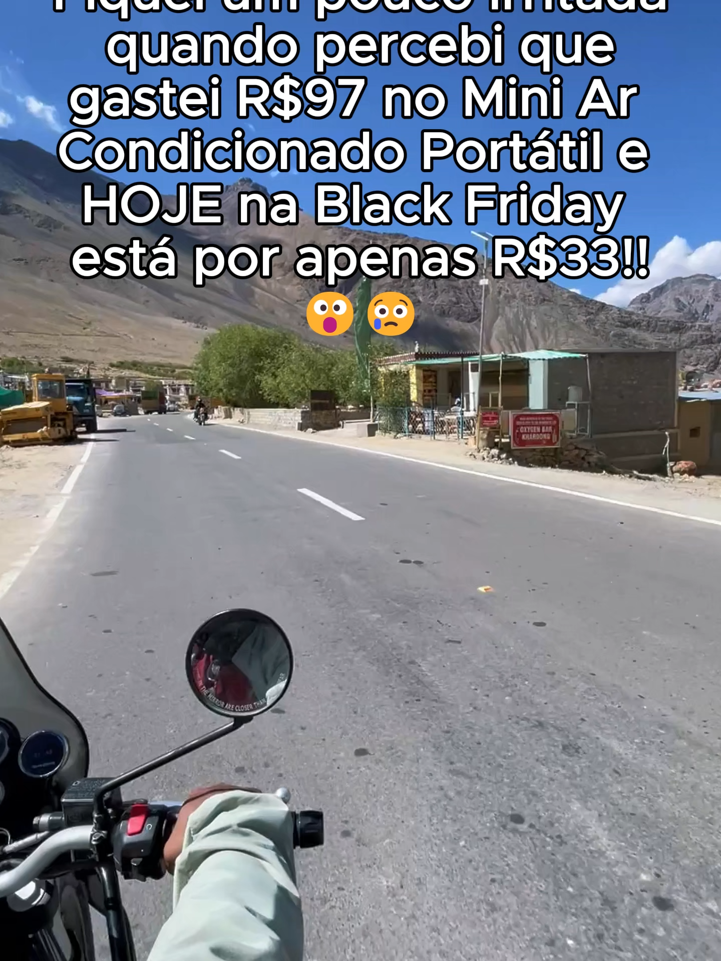Mini Ar Condicionado Portátil 😱😱 #arcondicionado #tiktokshop #promo