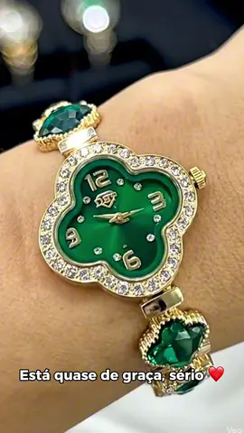 Estou apaixonada por esse relógio 🥰😍#tiktokshop1111br #tiktokshopblackfridaybr #relogiotrevo 
