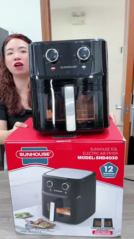 Nồi chiên không dầu Sunhouse Chính Hãng #xuhuong #noichienkhongdau #sunhouse #huyenhomhinh365 