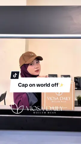 Cap on World off✨ #viosadaily #withviosadaily #abayaset #gamisset #abaya           