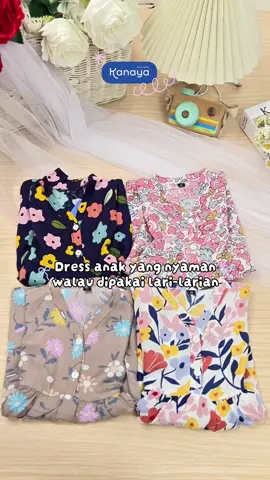 Walaupun anak lagi aktif aktifnya pakai ini dijamin tidak bikin kepanasan 😍 #outfitbayi #outfitbaby #dressanak #dressanakperempuan 