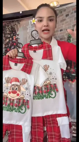 MKชุดคริสต์มาสลายสก็อตหญิงชาย #ชุดคริสต์มาส #ชุดเซ็ท2ชิ้น #ชุดใส่วันคริสต์มาส 