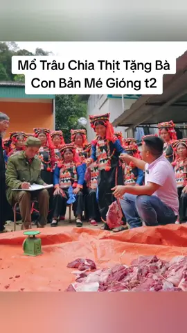 Mổ Trâu Chia Thịt Tặng Bà Con Bản Mé Gióng t2 #amthuctaybac #sapatv 