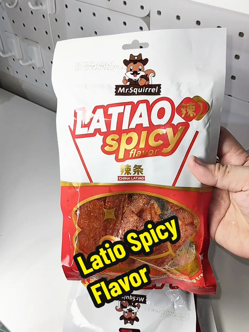 BUY 1 TAKE 3 FREE LATIO Spicy Flavor Strips. #buy1take3 #latiospicystrip #spicysnacks #mrsquirrel #mrsquirrellatiao 