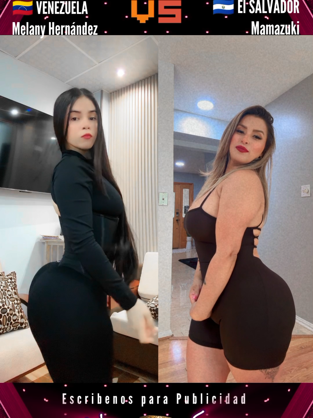 #melanyhernandez 🆚 #mamazuki #salvadoreñas503🇸🇻 #venzolanas🇻🇪 #versus 