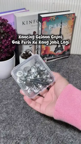 Kancing celana kami copot, ga perlu lagi ke kang jahit 💃 #kancingjeans #kancingcelana #kancingmurah #kancing #racuntiktok 
