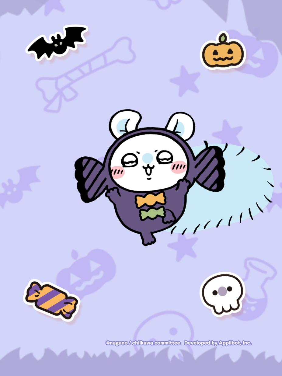 モモンガのハロウィン衣装をご紹介🎃 #ちいかわ  #ちいぽけ  #ちいかわぽけっと  #ChiikawaPocket  #吉伊卡哇袋著走 
