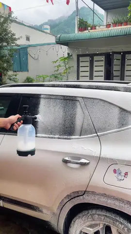Bình xịt bọt tuyết cho ae hay rửa xe tại nhà #tepriviuuu 