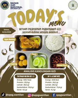 #MBG Selasa, 11 November 2025🍱 #makanbergizigratis #bgn #sppg #positivevibes 