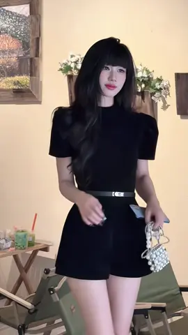 [Kèm đai] Jum nhung tay bồng cố tròn mix đai lưng sang chảnh lịch sự jum sang chảnh #setdonu #setdoxinh #setdodep #thoitrangnu #xuhuongtiktok 