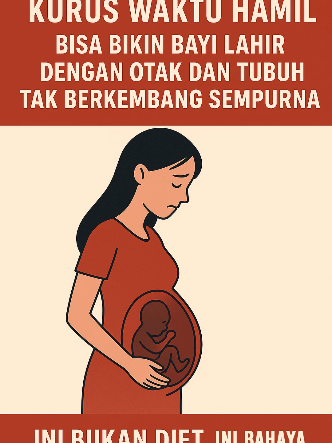 Bunda, kondisi tubuh terlalu kurus saat hamil bukan cuma soal penampilan tapi soal nyawa dan masa depan si kecil. Kurangnya asupan gizi saat hamil bisa membuat janin tidak tumbuh optimal, bahkan berisiko lahir dengan: Berat badan rendah (BBLR) Pertumbuhan otak terhambat Gangguan organ vital Rentan terkena stunting di masa depan Jangan sampai diet atau pola makan yang tidak seimbang justru mengorbankan kesehatan calon buah hati. Ingat, ini bukan diet. Ini bahaya. #KesehatanIbuDanAnak #CegahStunting #GiziIbuHamil #IbuCerdas #EdukasiKesehatan