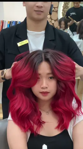 #xuhuong #tócđẹp #mauthuanchay màu này đủ cháy chưa ạ #haiartem46truckhe 