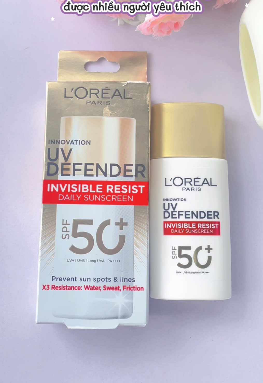 Kem chống nắng L'Oreal Paris #tiktok #unboxing #mypham #skincare #lamdep 