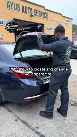 Showing you how to replace your spare tire step-by-step — quick, safe, and simple. #fypシ゚viral 