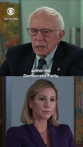 Vermont Sen. Bernie Sanders tells CBS News' Caitlin Huey-Burns that divisions within the Democratic Party go beyond any one leader. Sanders says he hopes there will be new leadership of the caucus but added, 
