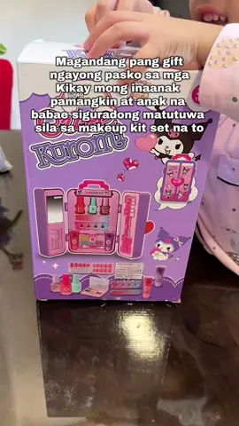 Matutuwa yun mga batang reregaluhan mo nitong washable makeup set lalo na kung kikay sila #giftideas #makeupsetforkids #forkids #kuromimakeupforkids #fyp 