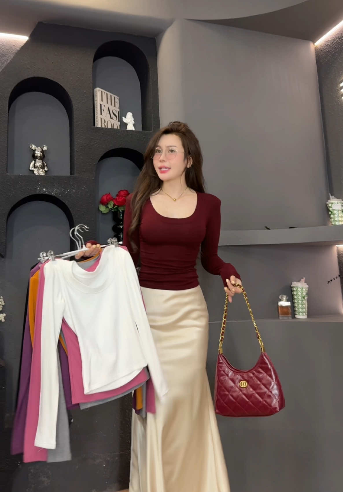 áo lót lông gì chưa người đẹp... #thờitrangnữ 