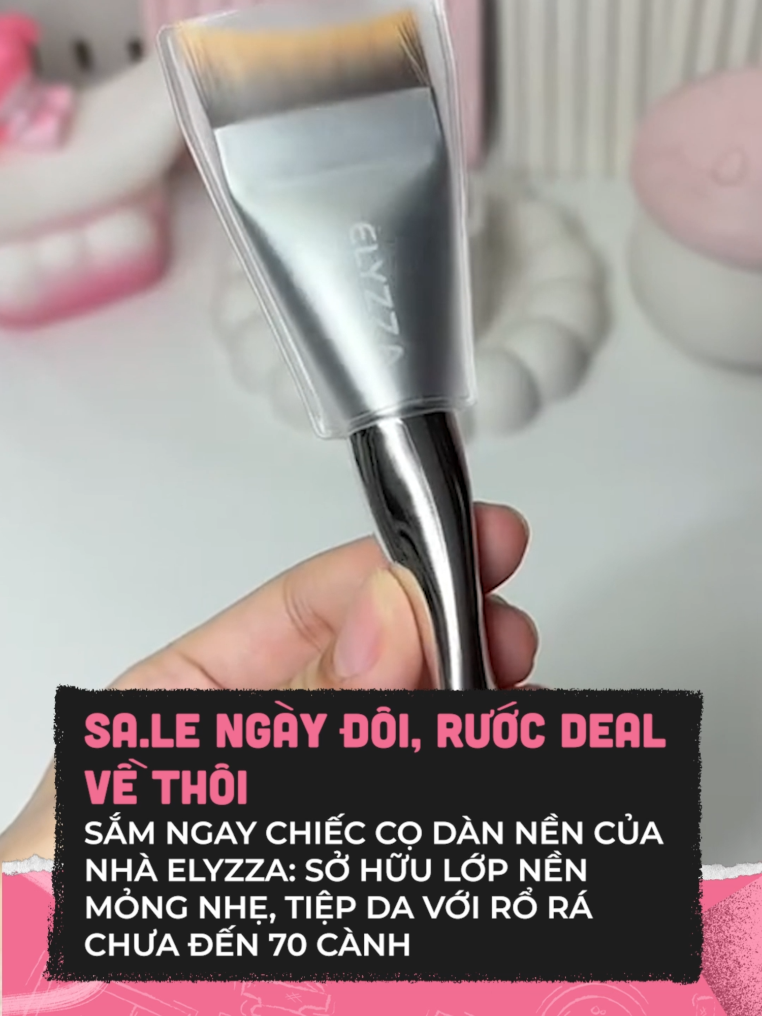 Chiếc cọ xứng đáng sở hữu #clbeauty #clmedia #celebnetwork #beauty #BeautyTok #goclamdep #trending #hot #elyzza #conenelyzza