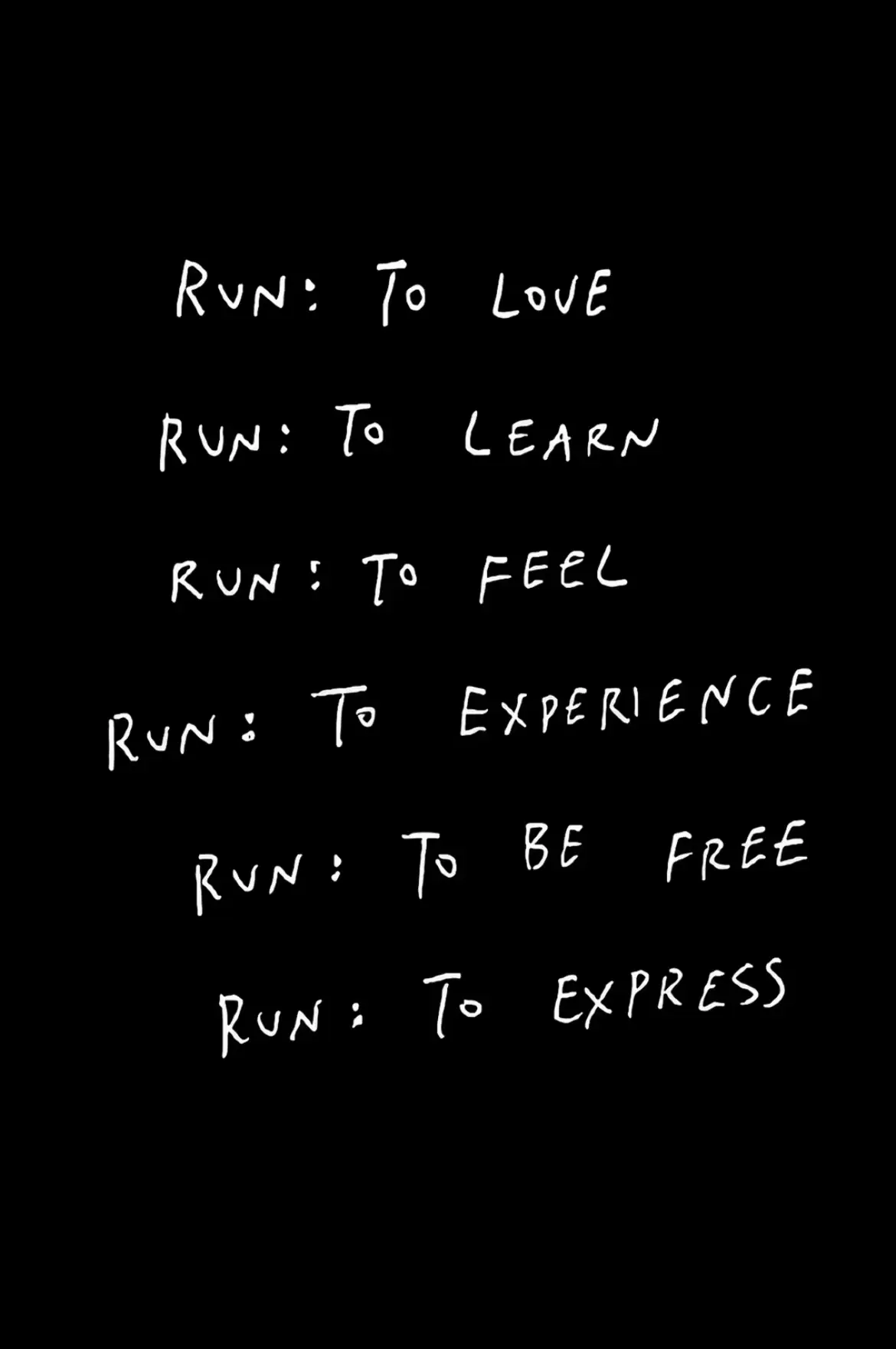 Running means everything to me 🤘🏻