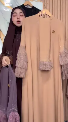 GAMIS SET HIJAB BAHAN CRINGKLE PREMIUM. #gamissethijab #gamiswanitamuslimah #cantik #fyp #viral 