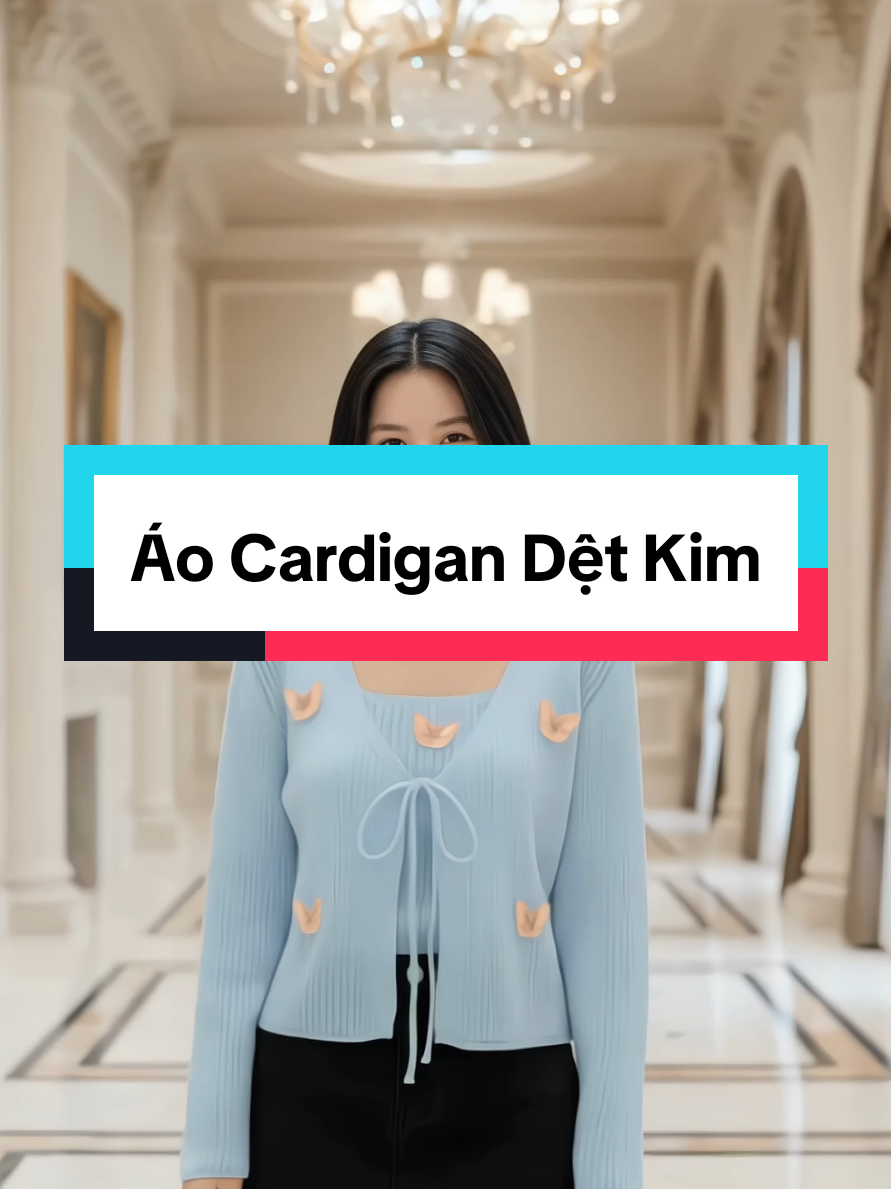 Áo Cardigan Dệt Kim 