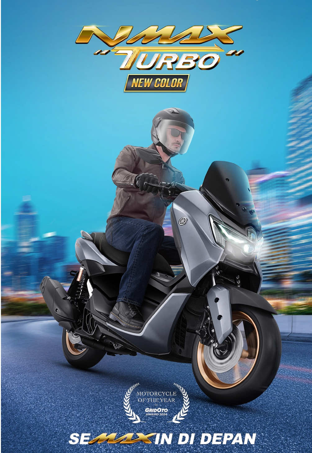 Tampil Lebih Berkelas, Kini dengan Warna Baru! 🤩 Saatnya upgrade gaya dan mood bareng NMAX New Color, Brosis! Hadir dengan pilihan warna terbaru yang makin bikin tampilan lo keren mengarungi jalanan. 😎 Siap jadi pusat perhatian nggak nih bareng NMAX New Color? 👀 #YamahaIndonesia #SeMAXinDiDepan #NMAX 