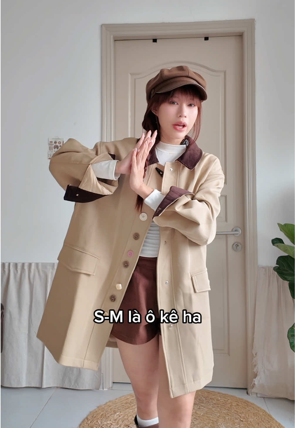 Trend coat dáng lửng đầu 3 thôi ạ, đẹp thì khỏi bàn luôn nha chị em, mình đang mặc mẫu 3608 nha #pingdiary 