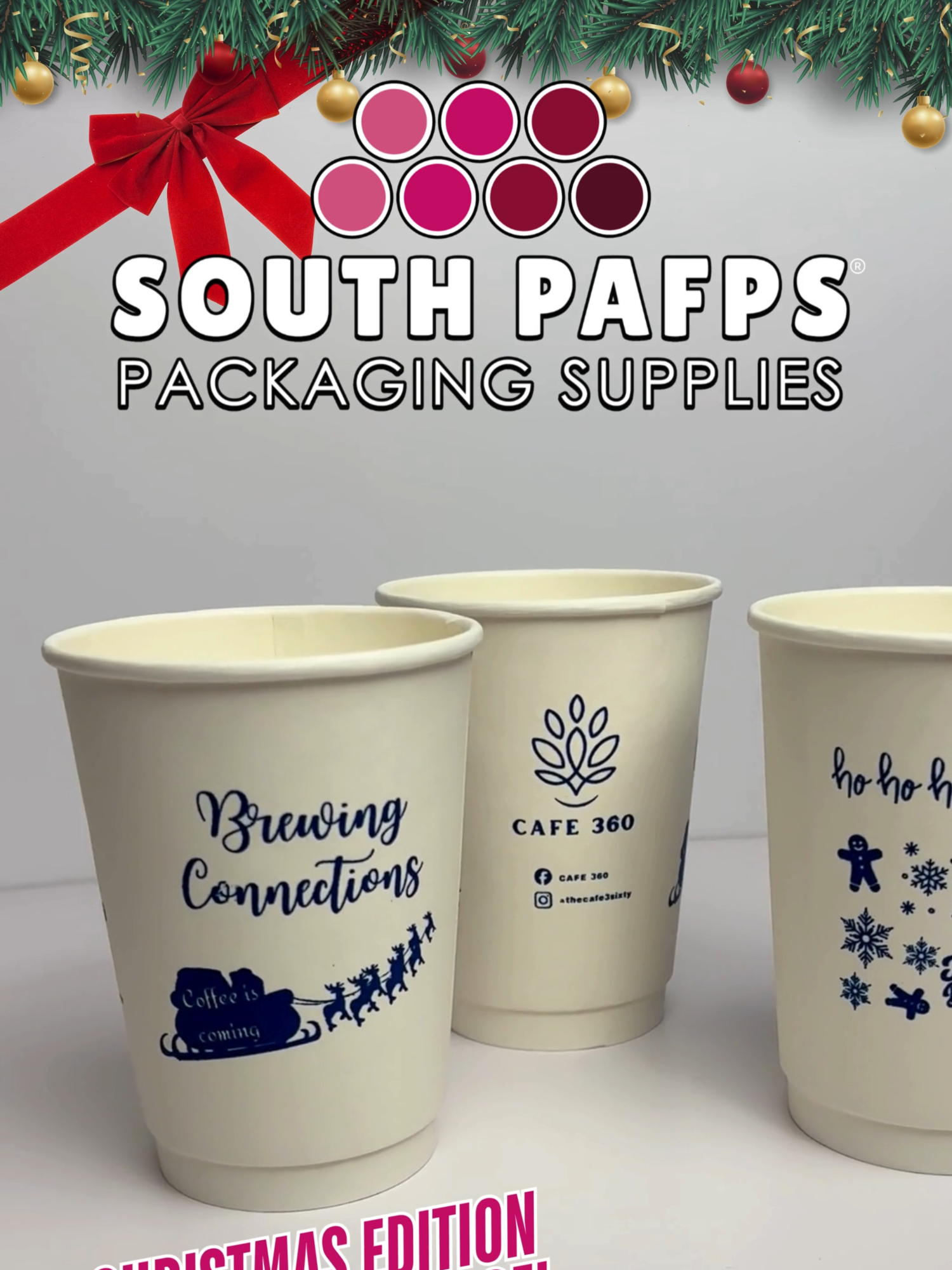 𝗦𝗢𝗨𝗧𝗛 𝗣𝗔𝗙𝗣𝗦 𝗣𝗮𝗰𝗸𝗮𝗴𝗶𝗻𝗴 𝗦𝘂𝗽𝗽𝗹𝗶𝗲𝘀 ® ✅ QUALITY | FAST | RELIABLE FOOD PACKAGING SUPPLIES • CUSTOM CUPS • CUSTOM GREASEPROOF PAPERS 📍 IMUS, CAVITE 📍 BACOOR, CAVITE 📍 TANAY, RIZAL 📍 STO. TOMAS, BATANGAS 🕓 STANDARD DELIVERY LEAD TIME 🆕 New Customer: 4–7 days 🔁 Existing Customer: 2–4 days (Lead time may vary depending on order quantity & current production line-up) We Also Offer: ⭐ Paper Boxes ⭐ Paper Cups ⭐ Paper Bowls ⭐ Paper Bags ⭐ Tissue Paper ⭐ Ramen Bowls ⭐ Clamshell Clear Packaging ⭐ Microwavable Containers ⭐ Packaging Tapes … and other food packaging supplies! 🏢 OUR BRANCHES CAVITE (Main Branch – IMUS) 📌 Unit 1E MUC Bldg., Pasong Buaya 2 Rd. cor. Daang Hari Rd., Imus, Cavite ☎ (0966) 490 9832 | (046) 436 9414 🕒 Mon–Fri 8:30AM–5:30PM | Sat 9AM–3PM | Sun CLOSED TANAY, RIZAL 📌 Stall #2 Solis Gas Station, Marcos Hwy, Brgy. Sampaloc, Tanay ☎ (0995) 146 9264 | (028) 534 9519 🕒 Mon–Sat 8AM–5PM BATANGAS (Sto. Tomas) 📌 20 Maharlika Hwy, Brgy. San Pedro, Sto. Tomas (In front of Brgy. Hall near Jollibee Padre Pio) ☎ (043) 756 5066 🕒 Mon–Sat 8AM–5PM 📲 Official Page: SOUTH PAFPS Packaging Supplies ✅ 👉 our social medias: southpafps #southpafps #southpafpspackagingsupplies #packagingsupplier #packaging #foodpackaging #packagingsolutions #fyp #supplier #distributor #supplies #Foodie #coffee #milktea #icedcoffeecup #drinks #café #trending #food #trendingvideos #viralvideo #restaurant #coffeeshop #cafe #resto #trendingtiktok #newtrendsong #newtrends #latestvideo #tea #cups #cup #greaseproof #trayliner #foodpackaging #custom #customcup #virall #videotiktok #latest #seller #viralvideosofficial #market #barista #viralvideos #fypageシ♡❤️ #viral?tiktok🥰 #viralvideostiktok #trending #trendingsounds #trendingsong #trendingmusic #music #pilipinas #pinas #philippines🇵🇭🇵🇭🇵🇭 #philippinestiktok #tiktokviralvideo #tiktoker #fypppppppppppppp