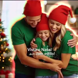 🎄✨ Entre no clima do Natal com estilo e sintonia! ✨🎄 Nosso kit exclusivo de camisas natalinas foi criado para quem quer celebrar com alegria, elegância e união. Cada peça carrega o encanto das festas e o conforto que faz você aproveitar cada momento com quem ama. ❤️ 👕 Estampas únicas, tecido leve e toque sofisticado — perfeitas para fotos em família, confraternizações e aquele espírito natalino que contagia! ✨ Vista a magia. Compartilhe o brilho. Viva o Natal em harmonia. ✨