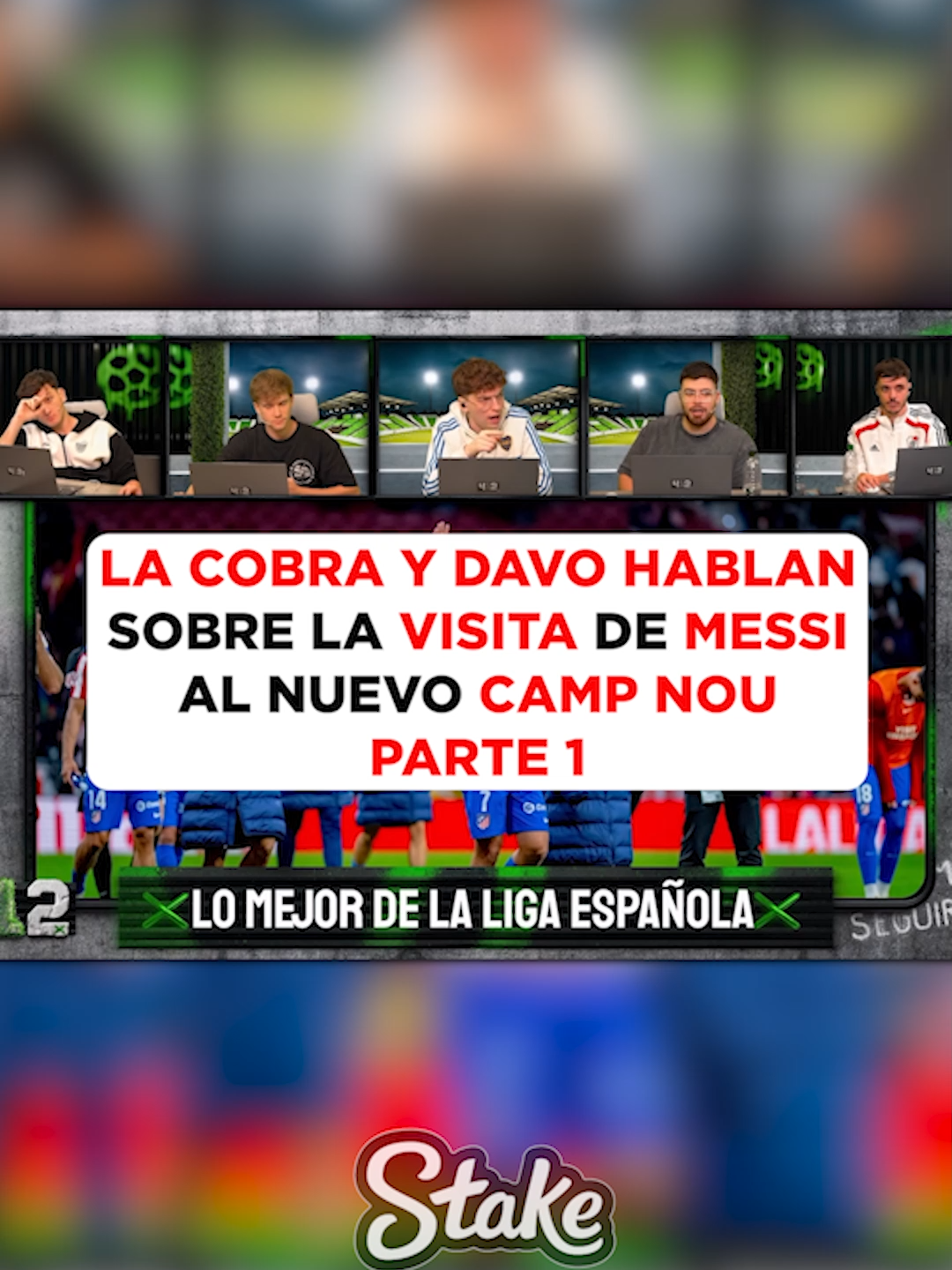 LA COBRA Y DAVO HABLAN SOBRE LA VISITA DE MESSI AL NUEVO CAMP NOU PARTE 1 #lacobraaa #davoxeneize #benito #laagusneta #bocajuniors #river #argentina #kick