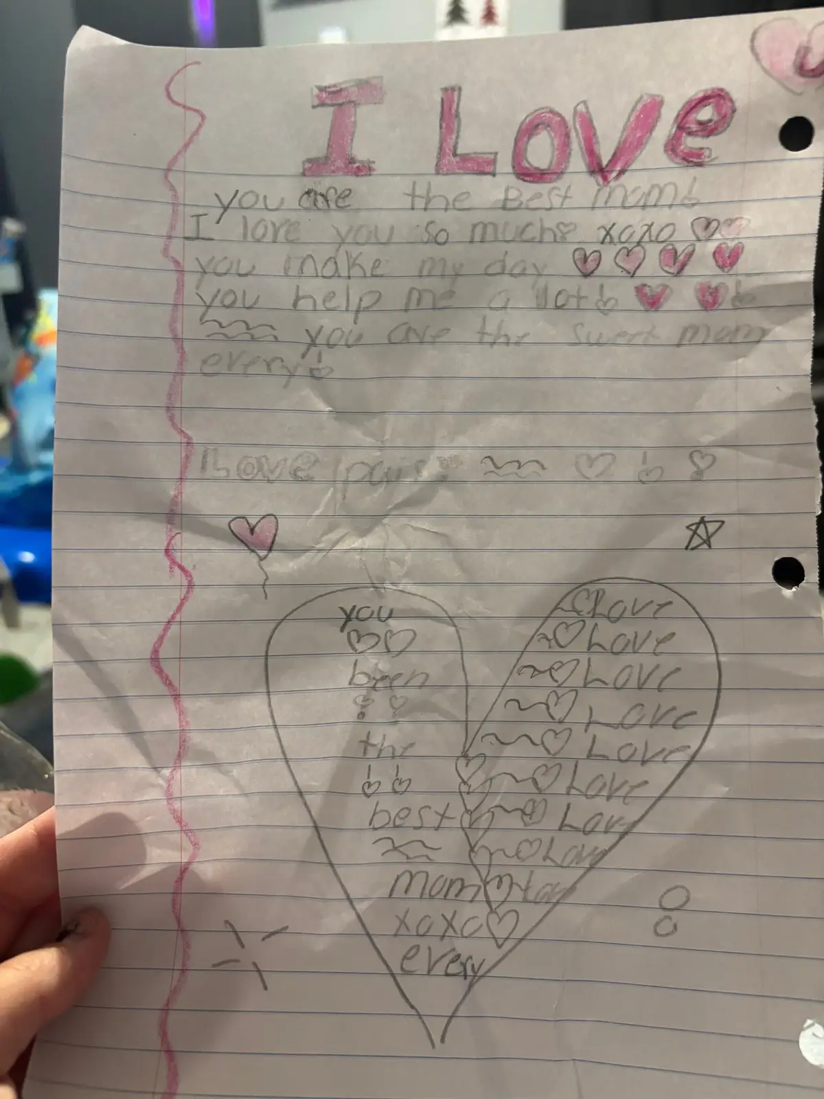 When you had a bad day, and find this next to you after she goes to bed. I love my pai rhea 