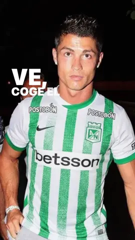 Cr7 verdolaga 😎💚#cr7 #nacional #atleticonacional #colombia #futbol 