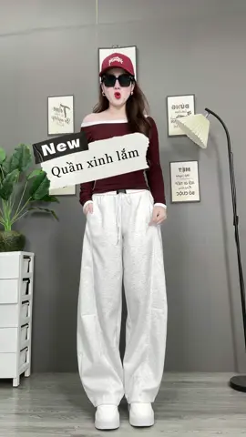 Quần siu hack dáng ạ #unisex #quanongsuong 