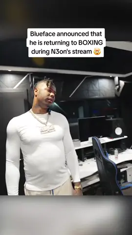 Blueface announced that he is returning to BOXING during N3on's stream 🤯 #blueface #n3on 