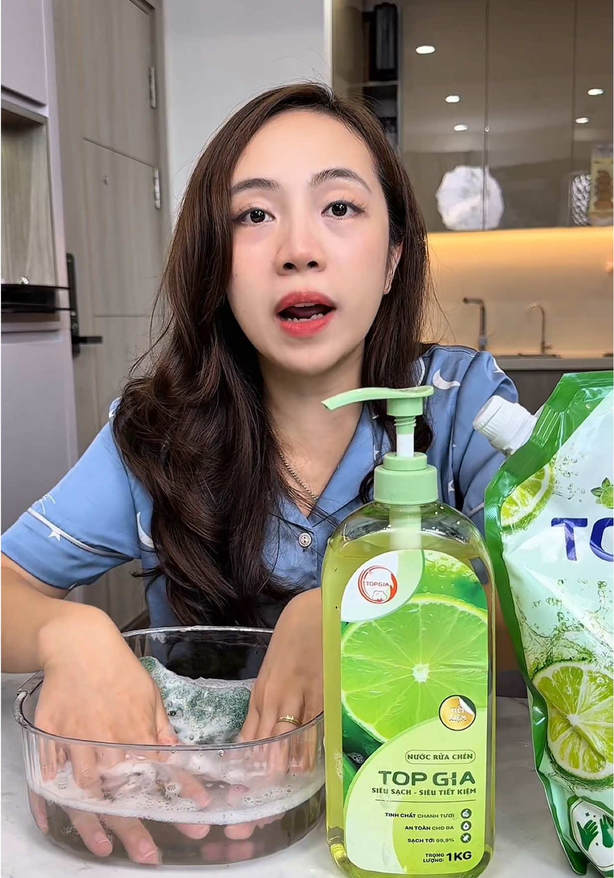 Nước rửa chén TOP GIA #topgia #nuocruachen #hongdongnat 