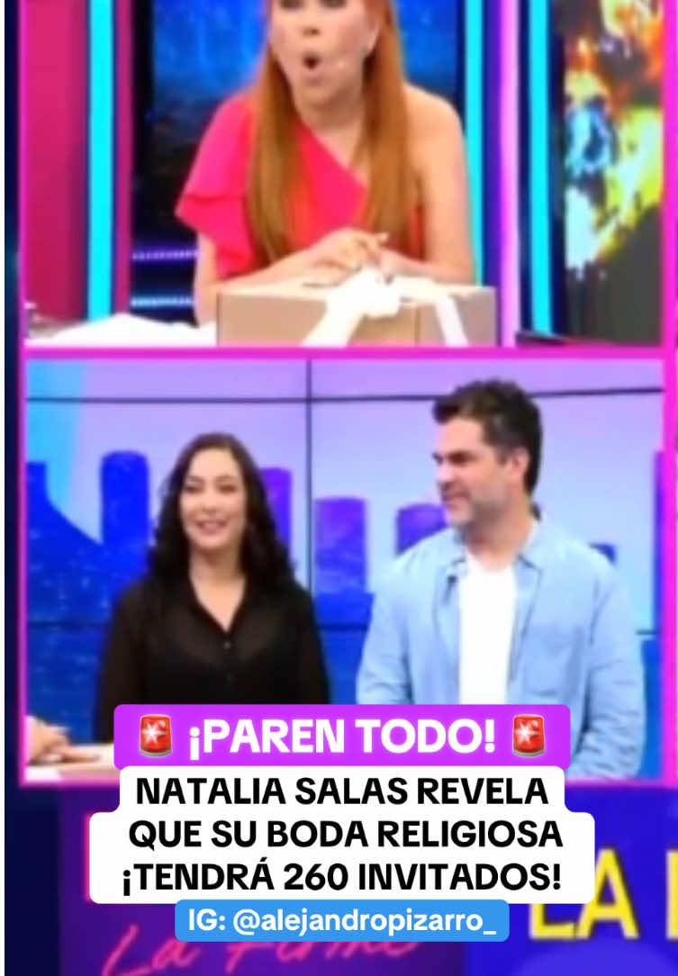 ¡Va a tirar la casa por la ventana! 😧❤️ #farandulalorcha #nataliasalas #boda #matri #chollywood #espectaculos #peruanos #escandalo #americahoy #arribamigente #urgente #amoryfuego #ultimominuto #magalymedina #magalytvlafirme #alejandropizarro 