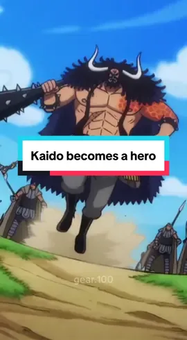 A true hero.. #onepiece #fyp #kaido #mha #anime 