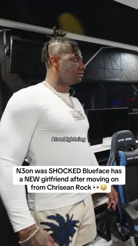 N3on was SHOCKED Blueface has a NEW girlfriend after moving on from Chrisean Rock 👀😳 #n3on #blueface #bluefacebaby @Blueface 