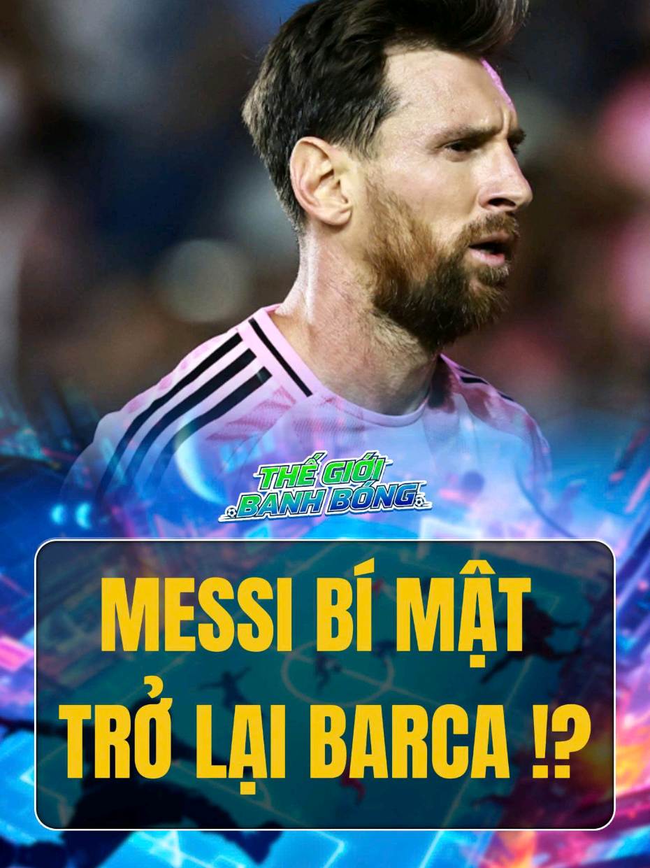 Không chỉ là dấu chân cầu thủ… Messi đang viết lại câu chuyện tại Barca. #messi #bongda #thethao #tintucbongda #barcelona