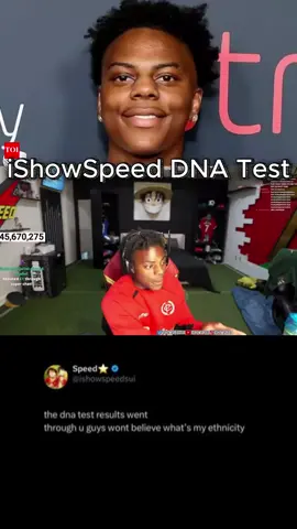 ishowSpeed will be revealing his DNA test #ishowspeed #ishowspeedclipz #streamer #viral #greenscreen