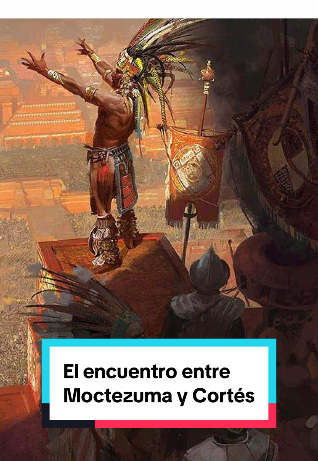 El 8 de noviembre de 1519 ocurrió uno de los momentos más simbólicos de la historia de América: el encuentro entre Hernán Cortés y Moctezuma II en la calzada de Iztapalapa. ⚔️ #historia #mexico #españa #cultura #fyp 