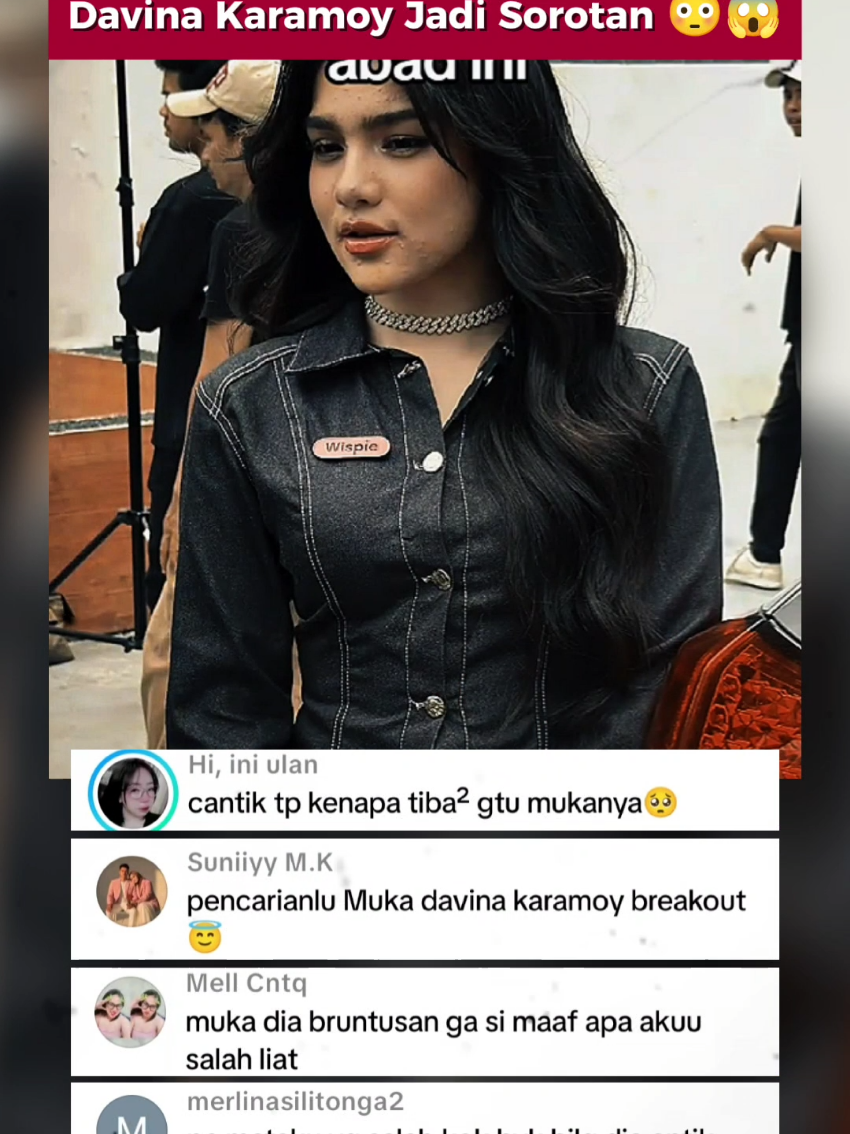 Muka Break Out Davina Karamoy Di Kamera Netizen Jadi Sorotan #davinakaramoy #fyp #foryoupage #trending #viral 