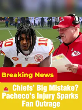 Pacheco’s injury update just got worse — and Chiefs fans are blaming the front office for passing on Breece Hall. Should they have made the deal? #NFLNews #FootballNews #KansasCityChiefs #IsiahPacheco 
