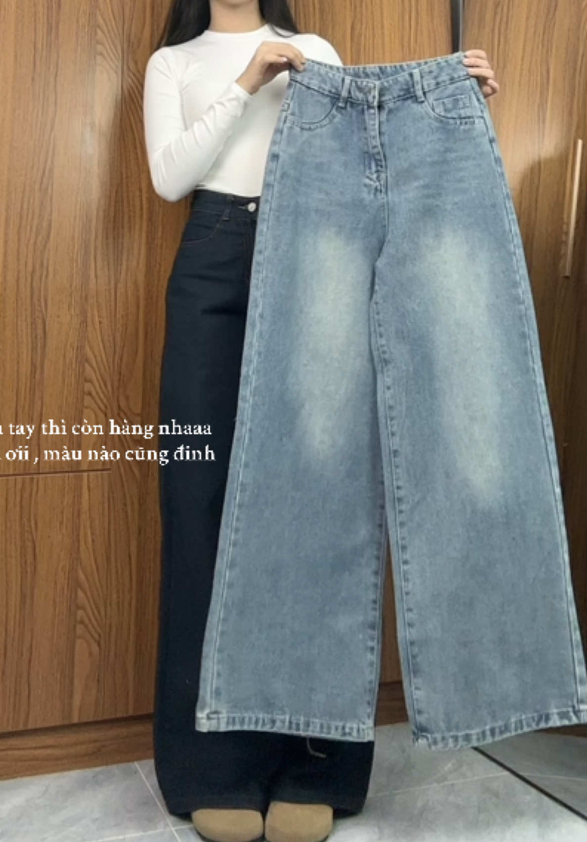 Cả 3 màu đều đẹppp #quanjeanongrong #quanongrong #quanongrongcapcao #xh #xuhuong 