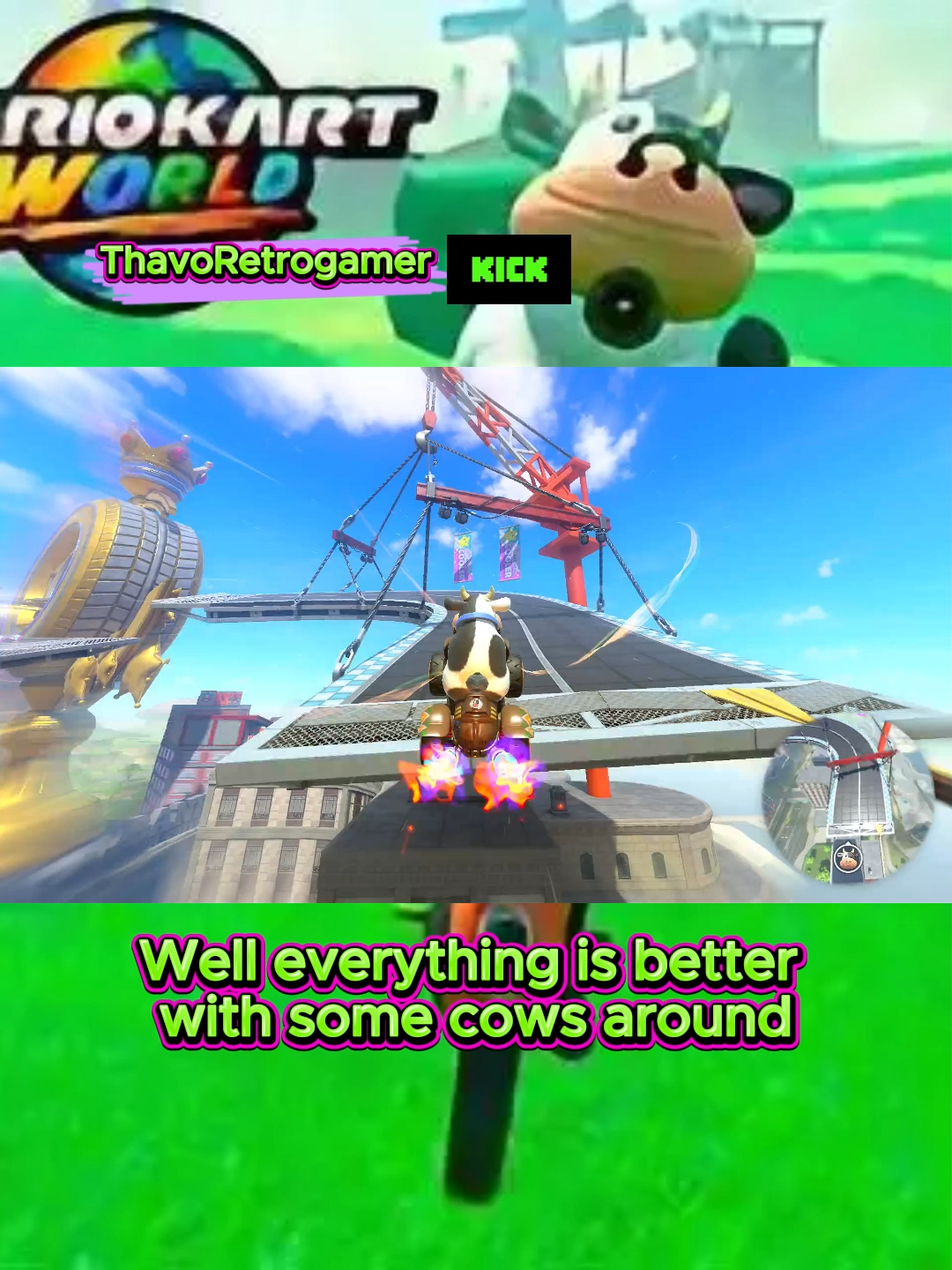 La Vaca Mu - ¿Versión para gringos? Mario Kart World  ¿El Goty en alguna categoría?  #nintendoswitch2 #videojuegos #vacas #goty #playstation